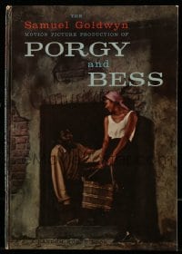 8x396 PORGY & BESS hardcover souvenir program book 1959 Sidney Poitier, Dorothy Dandridge, Preminger