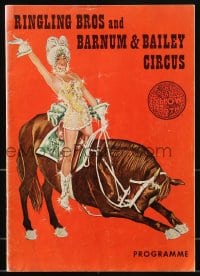 8x400 RINGLING BROS & BARNUM & BAILEY CIRCUS souvenir program book 1963 circus images + Bomar art!