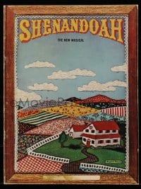 8x407 SHENANDOAH stage play souvenir program book 1975 John Raitt in the Civil War story!