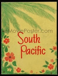 8x413 SOUTH PACIFIC stage play souvenir program book 1953 Rodgers & Hammerstein classic!