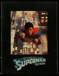 8x422 SUPERMAN souvenir program book 1978 comic book hero Christopher Reeve, Brando, Hackman