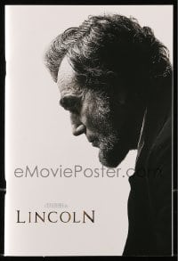 8x118 LINCOLN promo brochure 2012 cool images of Daniel Day-Lewis in title role!