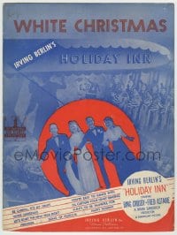 8x240 HOLIDAY INN sheet music 1942 Irving Berlin's classic before it was in White Christmas!
