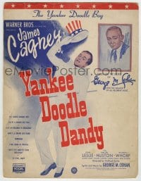 8x286 YANKEE DOODLE DANDY sheet music 1942 James Cagney classic biography, Yankee Doodle Boy!