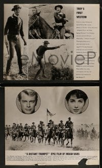 8x189 DISTANT TRUMPET 4 from 10.5x13.25 to 11x13.25 stills 1964 Troy Donahue, Suzanne Pleshette