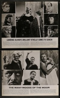 8x191 OTHELLO 4 from 10.5x13 to 10.5x13.5 stills 1966 Laurence Olivier, Maggie Smith, Shakespeare!