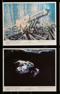 8x023 ALIEN set of 8 8x10 commercial prints 1980s Ridley Scott outer space sci-fi monster classic!