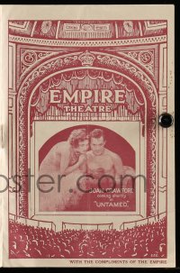 8x129 UNTAMED English program 1929 young Joan Crawford, Robert Montgomery + more movies inside!