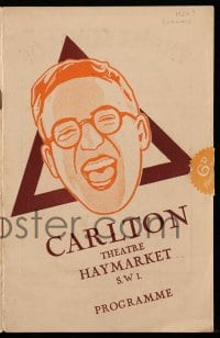 8x131 WELCOME DANGER English program 1929 great cover art of Harold Lloyd + more movies inside!