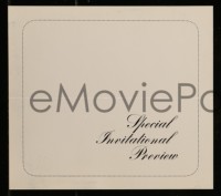 8x001 ESCAPE FROM NEW YORK group of 3 8x9 movie preview invitations 1981 Beverly Hills premiere!