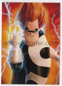 8x049 INCREDIBLES set of 8 3x4 promo cards 2004 great character portraits with info on the back!