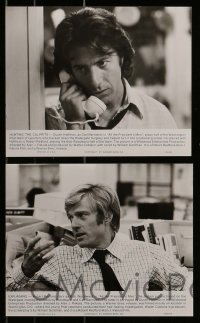 8x462 ALL THE PRESIDENT'S MEN presskit w/ 9 stills 1976 Hoffman & Redford as Woodward & Bernstein!