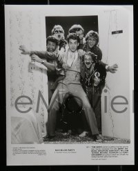 8x477 BACHELOR PARTY presskit w/ 8 stills 1984 Tom Hanks, Adrian Zmud, William Tepper
