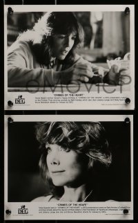 8x558 CRIMES OF THE HEART presskit w/ 13 stills 1986 Diane Keaton, Sissy Spacek & Jessica Lange!