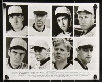 8x589 EIGHT MEN OUT presskit w/ 8 stills 1988 John Sayles, John Cusack, Chicago Black Sox, baseball!