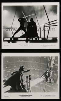 8x593 EMPIRE STRIKES BACK foil presskit w/ 11 stills 1980 sent to theaters in 1980 before it opened!