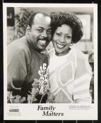 8x604 FAMILY MATTERS TV presskit w/ 11 stills 1989 Jaleel White as Steve Urkel!