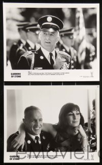 8x632 GARDENS OF STONE presskit w/ 12 stills 1987 James Caan, Anjelica Huston, James Earl Jones!