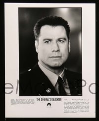 8x634 GENERAL'S DAUGHTER presskit w/ 11 stills 1999 John Travolta & Madeline Stowe, James Cromwell!