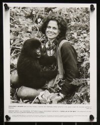 8x643 GORILLAS IN THE MIST presskit w/ 11 stills 1988 Sigourney Weaver as Dian Fossey!