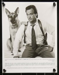 8x704 K-9 presskit w/ 10 stills 1988 great images of James Belushi & German Shepherd police dog!