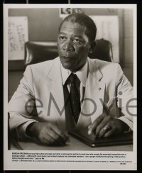 8x714 LEAN ON ME presskit w/ 12 stills 1989 principal Morgan Freeman, true story about a real hero!