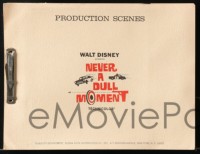 8x784 NEVER A DULL MOMENT presskit w/ 27 stills 1968 Disney, Dick Van Dyke, Edward G. Robinson