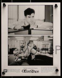 8x795 OFFICE SPACE presskit w/ 10 stills 1999 directed by Mike Judge, Stephen Root, cult classic!