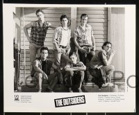8x809 OUTSIDERS TV presskit w/ 14 stills 1990 from the novel by S.E. Hinton!