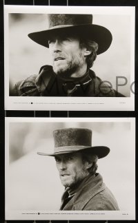 8x811 PALE RIDER presskit w/ 14 stills 1985 great images of tough cowboy Clint Eastwood!