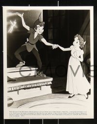 8x821 PETER PAN presskit w/ 6 stills R1982 Walt Disney animated cartoon fantasy classic!