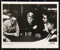8x864 ROUNDERS presskit w/ 5 stills 1998 Matt Damon & Edward Norton, sexy Gretchen Mol, pro poker!
