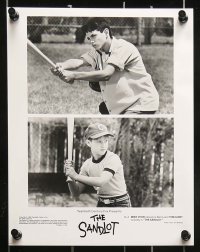 8x870 SANDLOT presskit w/ 11 stills 1993 great images of best buddies playing baseball!