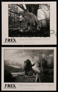 8x950 T-REX BACK TO THE CRETACEOUS presskit w/ 8 stills 1998 IMAX 3-D dinosaurs, great images!