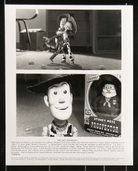 8x948 TOY STORY 2 presskit w/ 10 stills 1999 Woody, Buzz Lightyear, Disney & Pixar animated sequel!