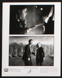8x996 X-FILES presskit w/ 6 stills 1998 David Duchovny, Gillian Anderson, Martin Landau, sci-fi!
