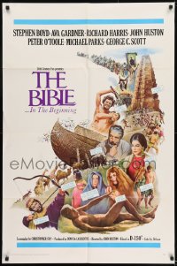 8y086 BIBLE 1sh 1967 La Bibbia, John Huston as Noah, Stephen Boyd as Nimrod, Ava Gardner as Sarah!