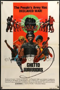 8y100 BLACK GESTAPO 1sh 1975 Ken Barr art, Ghetto Warriors, The New Master Race!
