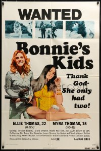 8y113 BONNIE'S KIDS 1sh 1973 Tiffany Bolling, Robin Mattson, thank God she only had two!
