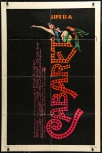 8y134 CABARET 1sh 1972 Come to the Cabaret, Liza Minnelli in Nazi Germany, ultra-rare!