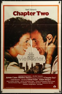 8y154 CHAPTER TWO int'l 1sh 1980 James Caan, Marsha Mason, written by Neil Simon, red style!