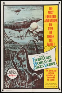 8y248 FABULOUS WORLD OF JULES VERNE 1sh 1961 the thousand and one wonders of the world to come!