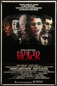 8y250 FADE TO BLACK 1sh 1980 Dennis Christopher lives AND kills for the movies!