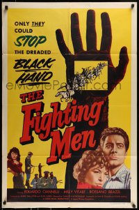 8y264 FIGHTING MEN 1sh 1953 Eduardo Ciannelli, Vitale, they dared challenge the dreaded Black Hand!