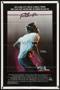 8y282 FOOTLOOSE 1sh 1984 competitive dancer Kevin Bacon has the music on his side!