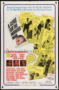 8y341 GUIDE FOR THE MARRIED MAN 1sh 1967 written by America's most famous swingers!