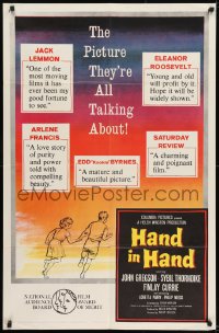 8y344 HAND IN HAND 1sh 1961 John Gregson, religion, the picture they're all talking about!