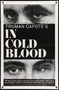 8y414 IN COLD BLOOD 1sh 1968 Richard Brooks directed, Robert Blake, Scott Wilson, Truman Capote!