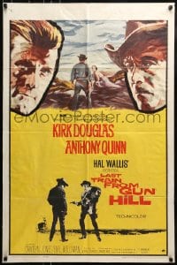 8y463 LAST TRAIN FROM GUN HILL 1sh 1959 Kirk Douglas, Anthony Quinn, directed by John Sturges!