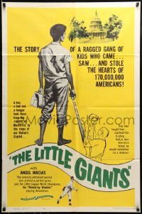 8y486 LOS PEQUENOS GIGANTES 1sh 1961 art of little league baseball players, The Little Giants!